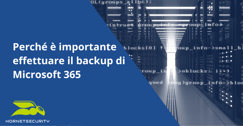 Perché è importante effettuare il backup di Microsoft 365